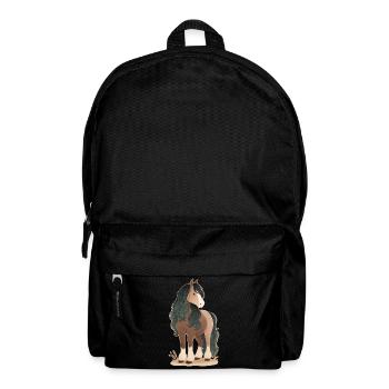 Cheval - Sac à dos - noir - Devant