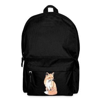 Kleiner Waldfuchs - ein sanfter Begleiter - Rucksack - Schwarz - Vorne