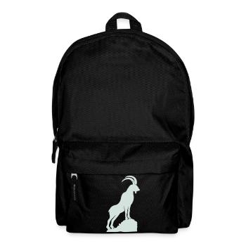 Capricorn Silhouette Mountain Peaks - Backpack - black - Front