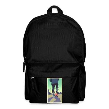 Football player #10 - Rucksack - Schwarz - Vorne