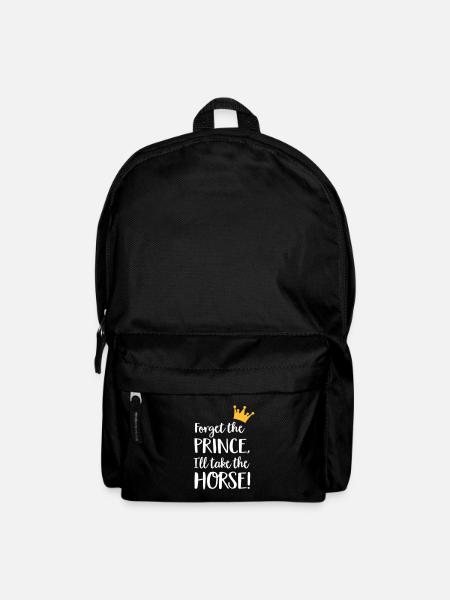 Pferd - Rucksack - Schwarz