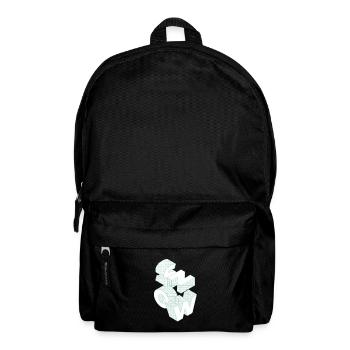 Snow Christmas Snow Font Gift Winter - Backpack - black - Front