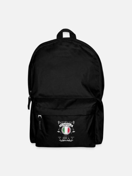 Ich bin aus Napoli Italien - Rucksack - Schwarz