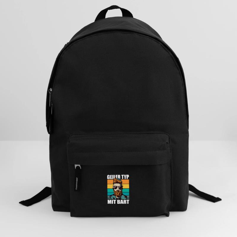 Bart Bartträger bartpflege Schnurrbart Hipster Rucksack