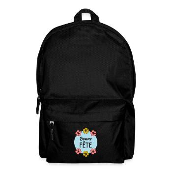 MAMIE. FÊTE DES MÈRES. BONNE FÊTE MAMIE. JE T'AIME - Sac à dos - noir - Devant