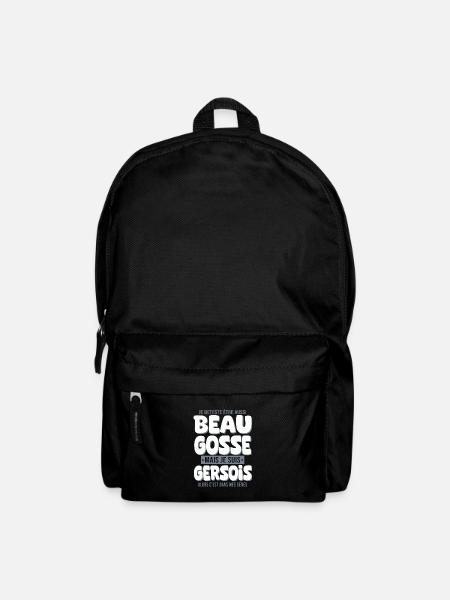 Beau gosse Gers cadeau homme gersois - Sac à dos - noir