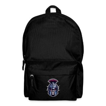 Römischer Soldatenkopf - Rucksack - Schwarz - Vorne