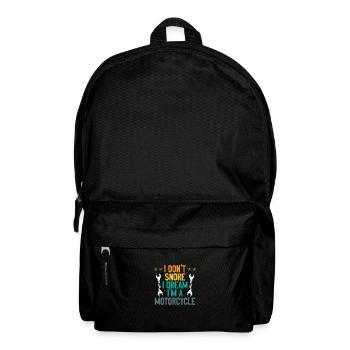 I am a motorcycle - Backpack - black - Front