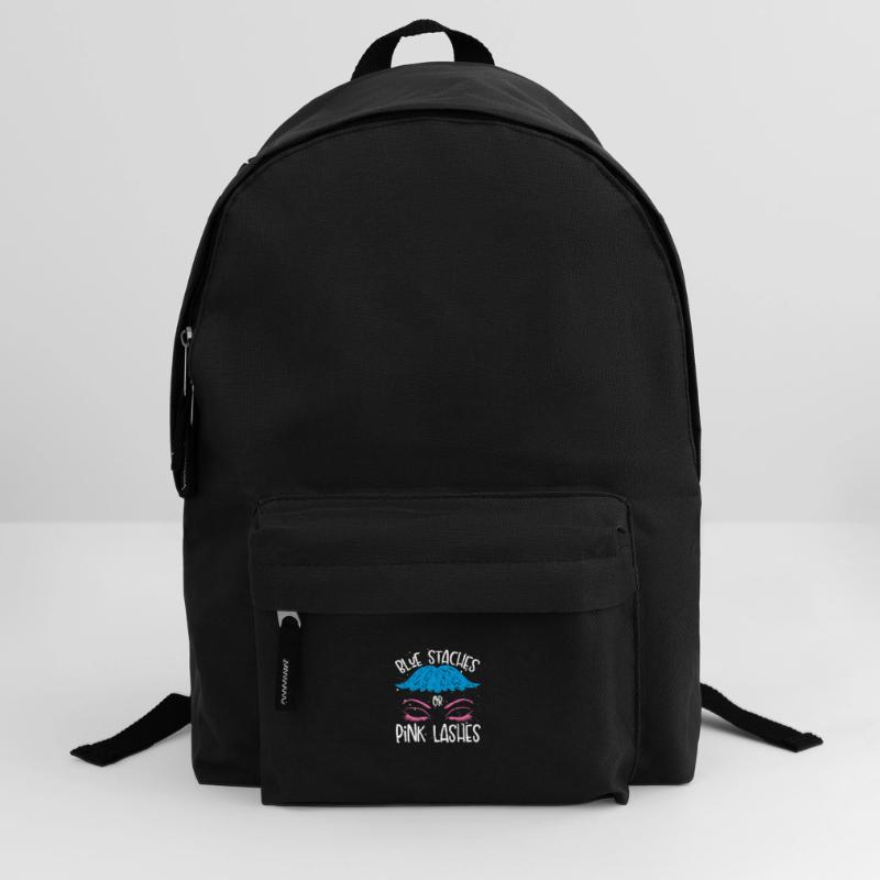 Blaue Stäbe Oder Rosa Wimpern Rucksack