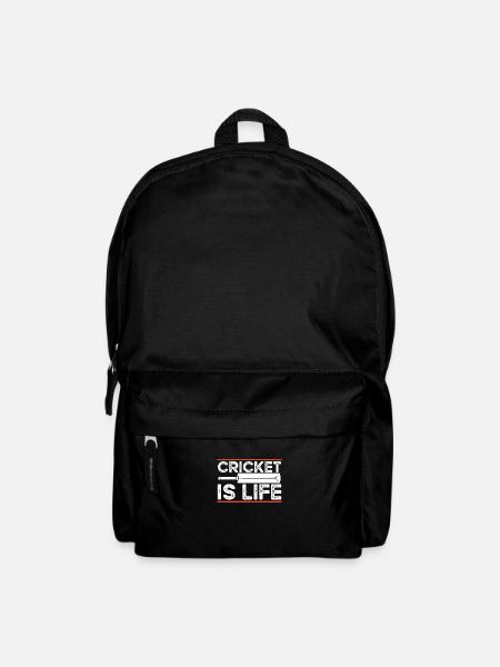 Cricket bat is life - Backpack - black