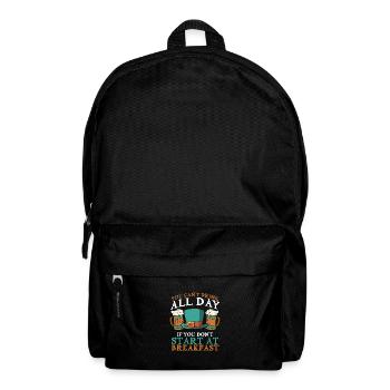 Start with a drink - Backpack - black - Front