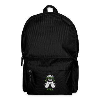 Pinch yourself for two beers - Backpack - black - Front