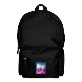 Vaporwave Aesthetic It's All In Your Mind - Rucksack - Schwarz - Vorne