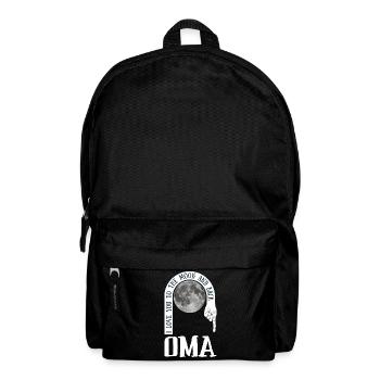Oma I Love You To The Moon And Back - Rucksack - Schwarz - Vorne