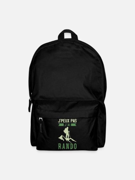 Ich kann nicht, ich bin gewandert - Rucksack - Schwarz