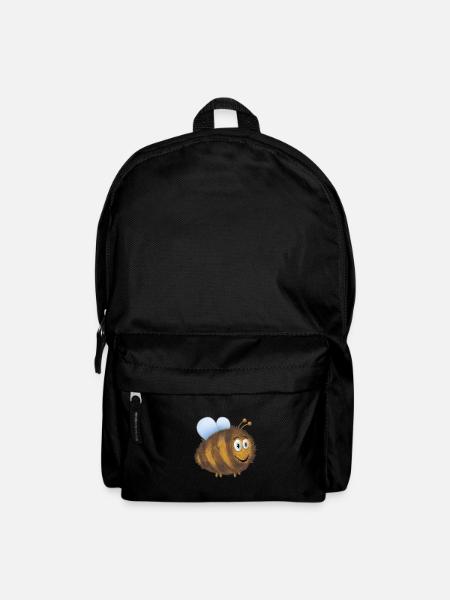 Lustige dicke Hummel - Rucksack - Schwarz