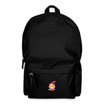 Chapeau de Noël Chat Idée Cadeau A.I. Art Doux - Sac à dos - noir - Devant
