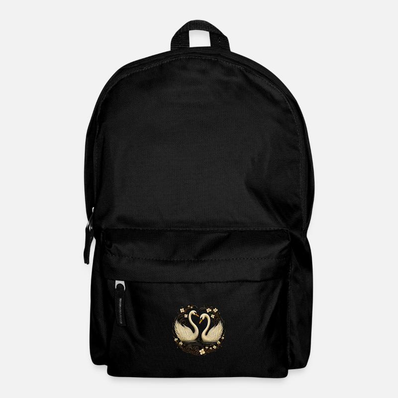 Schwan - Rucksack - Schwarz