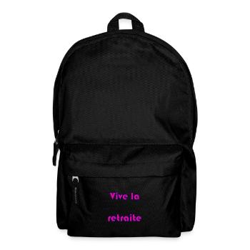 RETRAITE. RETRAITE. RETRAITEE. RETRAITE - Sac à dos - noir - Devant