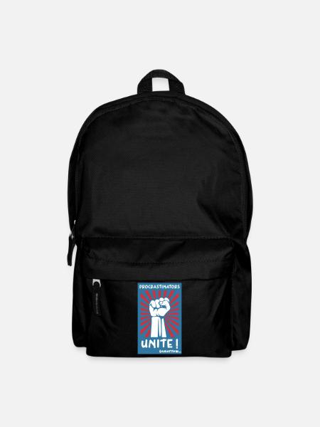 Procrastinators Unite! Tomorrow. - Rucksack - Schwarz