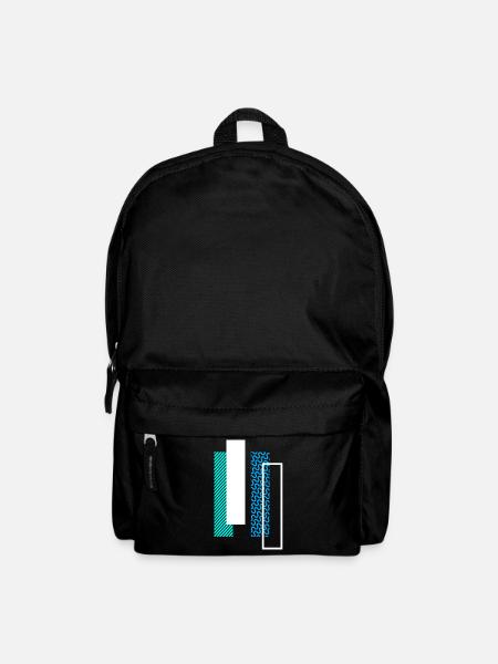 Letter I i - Backpack - black