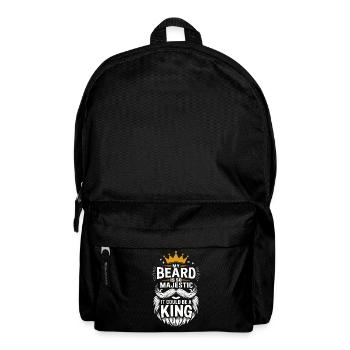 Bart Schnurrbart Bärtige Männer - Rucksack - Schwarz - Vorne