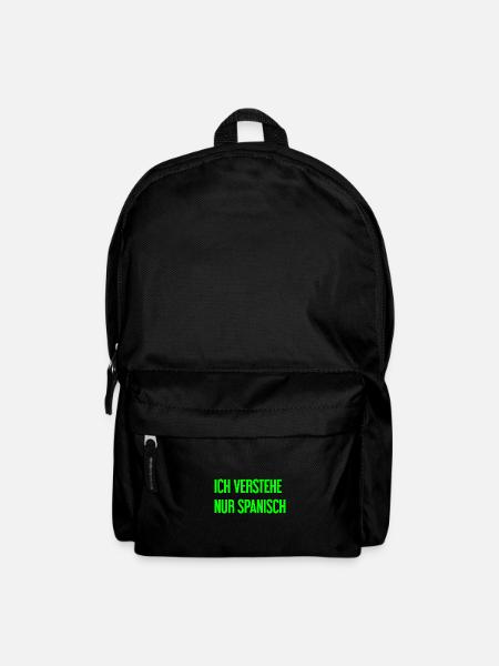 I only understand Spanish - Backpack - black