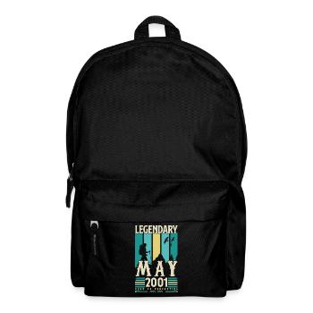cadeau Anniversaire Mai 2001, Vintage mai 2001. - Sac à dos - noir - Devant