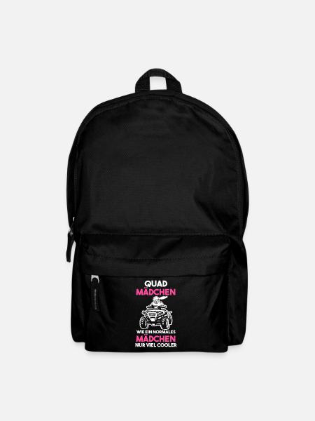 Quad Mädchen Quadfahrer Fahrerin Geschenk - Rucksack - Schwarz