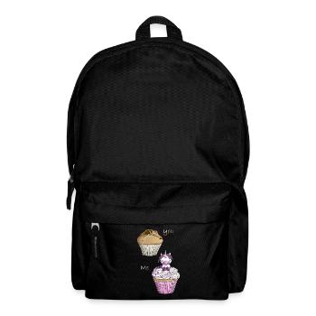 Pink Sugar Unicorn Cupcake - Backpack - black - Front