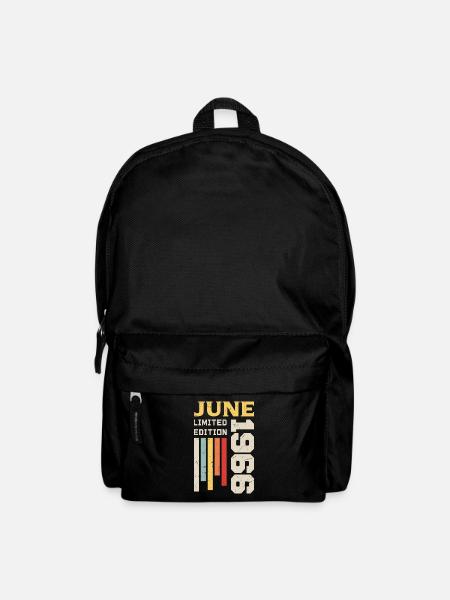 Juni 1966 - Geburtstagsgeschenk Juni 1966 Juni - Rucksack - Schwarz