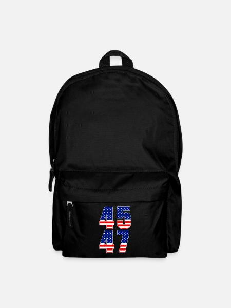 45 47 Amerikanische Politik USA - Rucksack - Schwarz