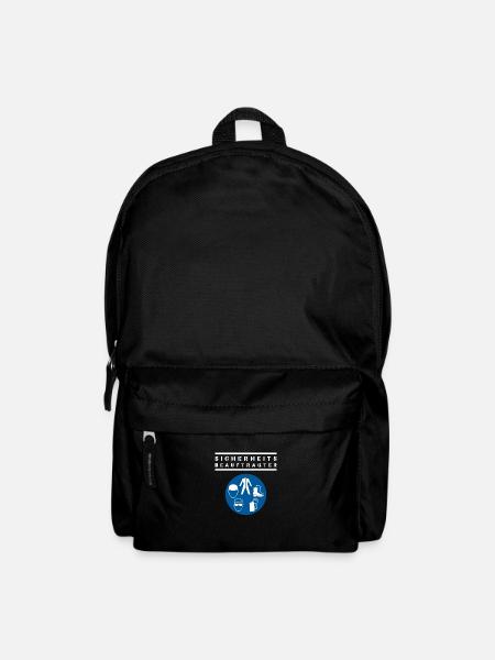 Sicherheitsbeauftragter Sicherheit Arbeistschutzge - Rucksack - Schwarz