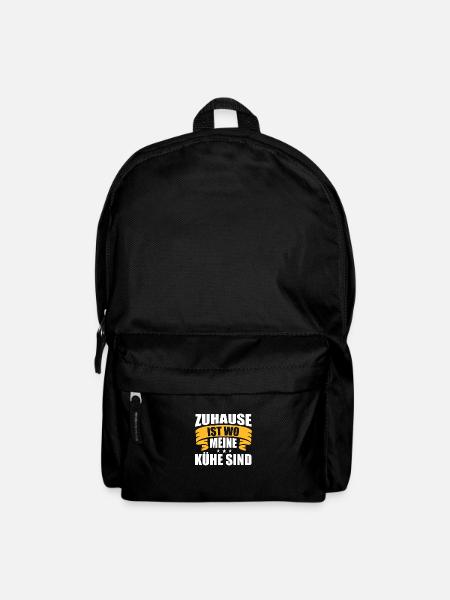 Landwirt Bauer Kühe - Rucksack - Schwarz