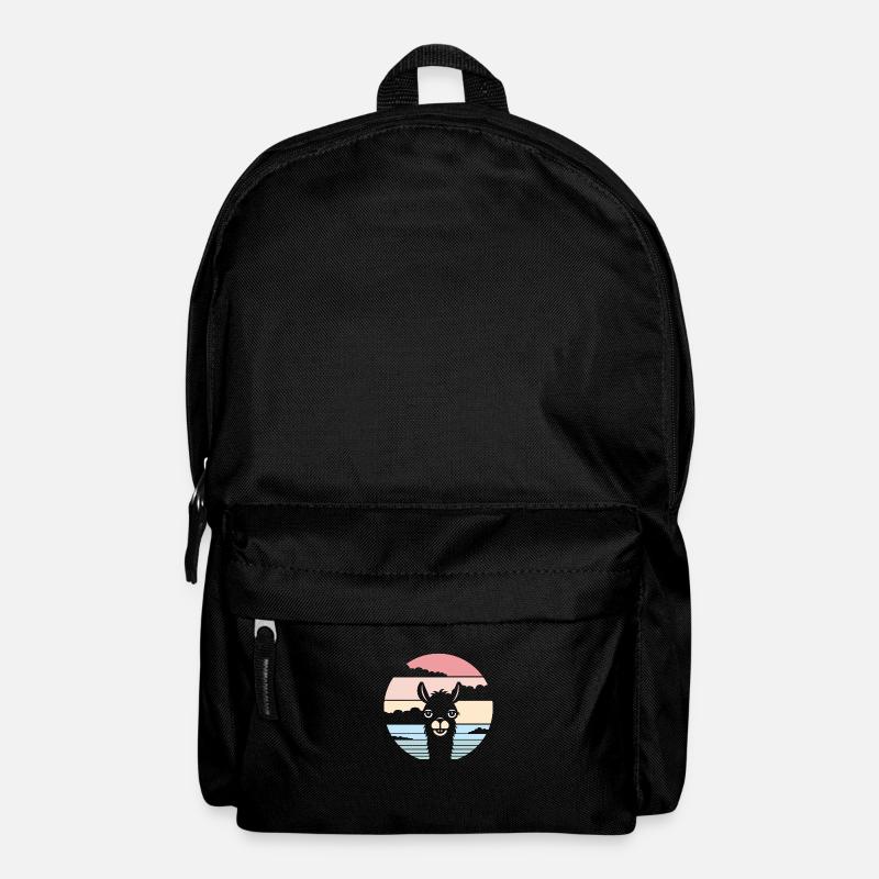 Alpaka Zoo - Rucksack - Schwarz