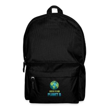 Klimaschutz Natur Umwelt Umweltverschmutzung - Rucksack - Schwarz - Vorne