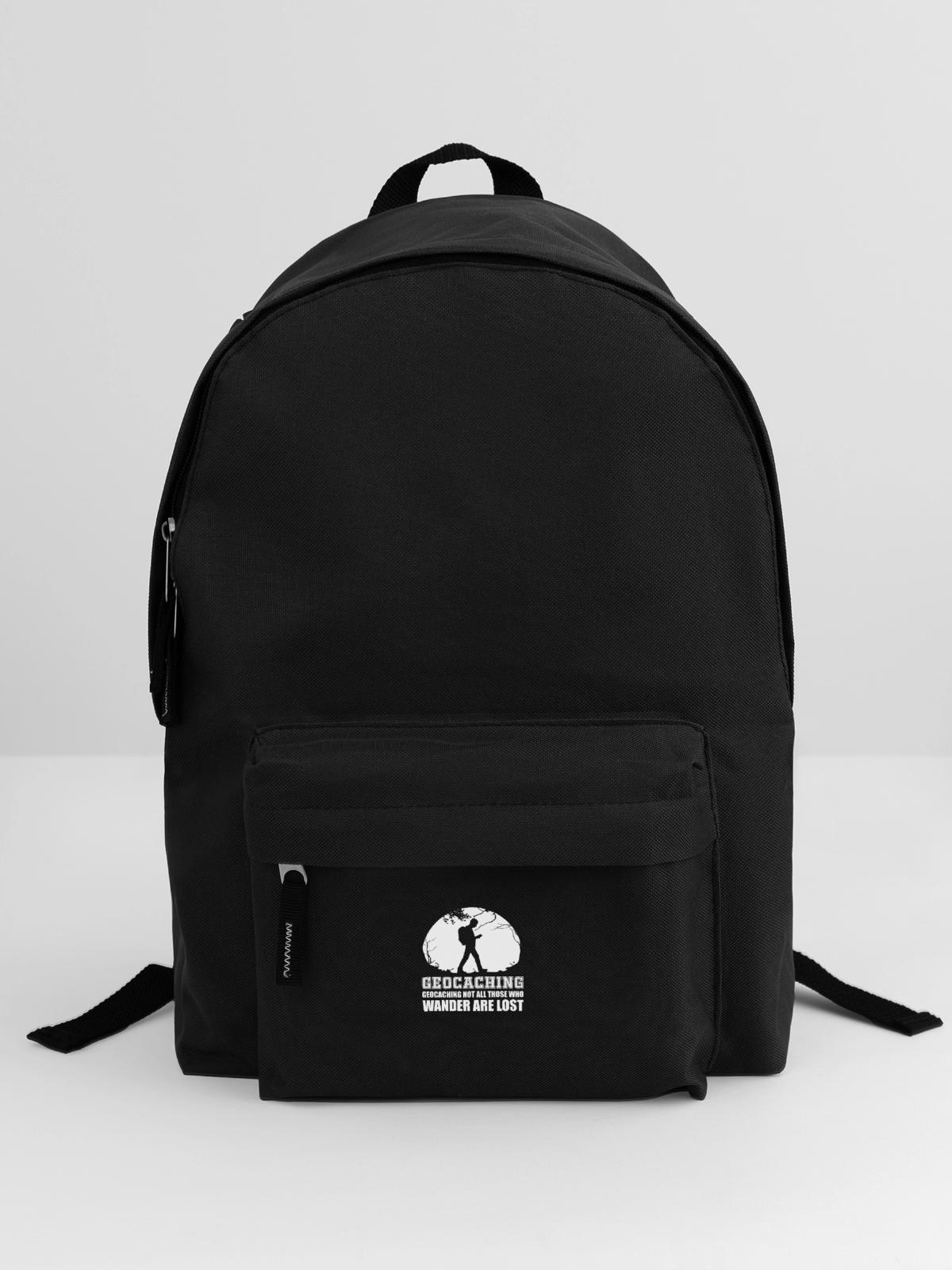Geocaching - Rucksack - Schwarz - Vorne