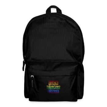 fuck stereotypical rainbow - Backpack - black - Front