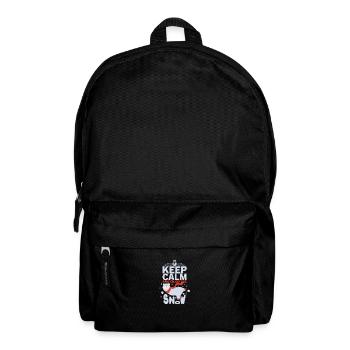 vacation christmas holidays xmas merry decora - Rucksack - Schwarz - Vorne