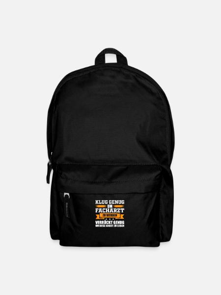 Facharzt Arzt Sprüche Geschenk - Rucksack - Schwarz