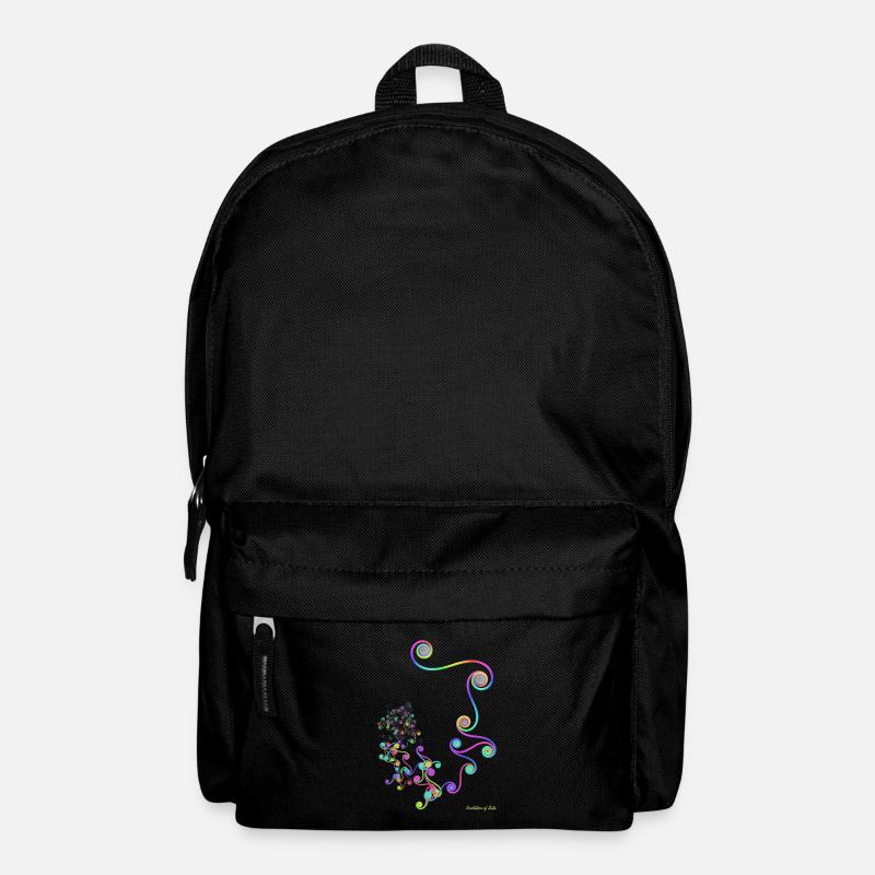 Evolution of Zeta - sehr bunt und im Format 3:2 - Rucksack - Schwarz