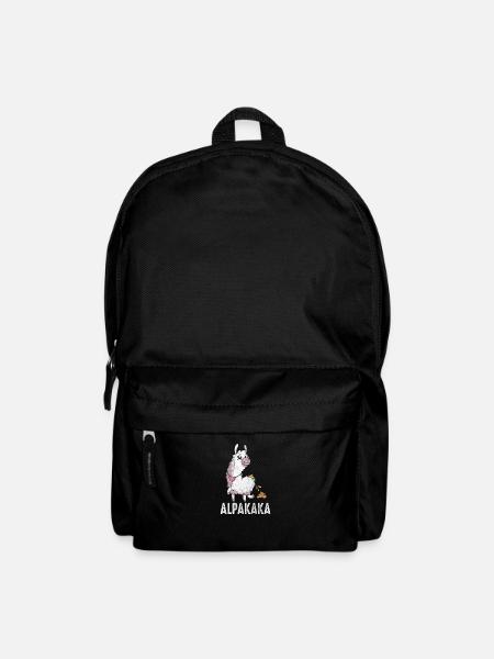 Alpaca funny & cute alpaca gift - Backpack - black