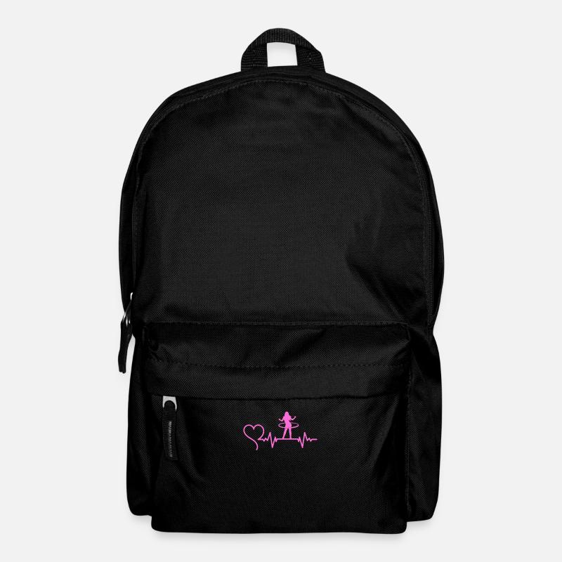 Hullern - Herzschlag EKG mein Herz Hullert - Rucksack - Schwarz