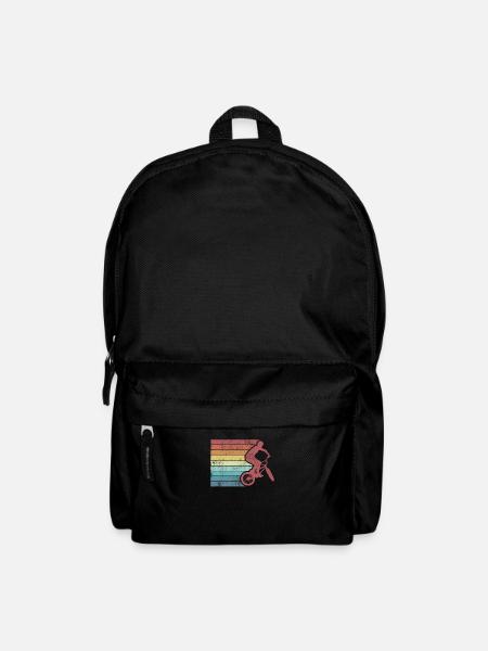 Fahrrad Vintage Retro BMX Shirt Geschenk - Rucksack - Schwarz