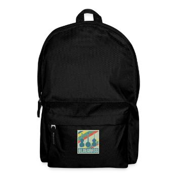 Bluegrass Retro Vintage Country Music - Backpack - black - Front
