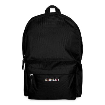 Pride CSD LGBT Equality Rainbow Geschenk - Rucksack - Schwarz - Vorne
