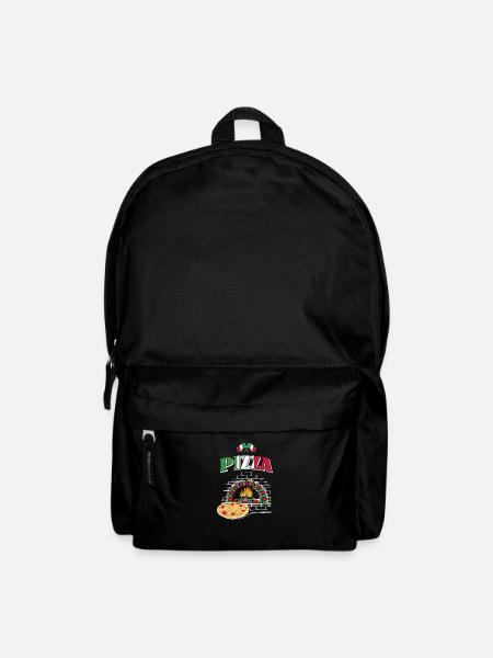 Pizza Pizzabäcker - Rucksack - Schwarz