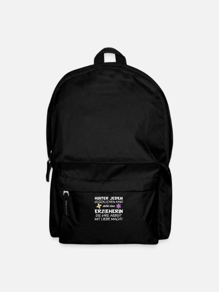 Erzieherin - Rucksack - Schwarz