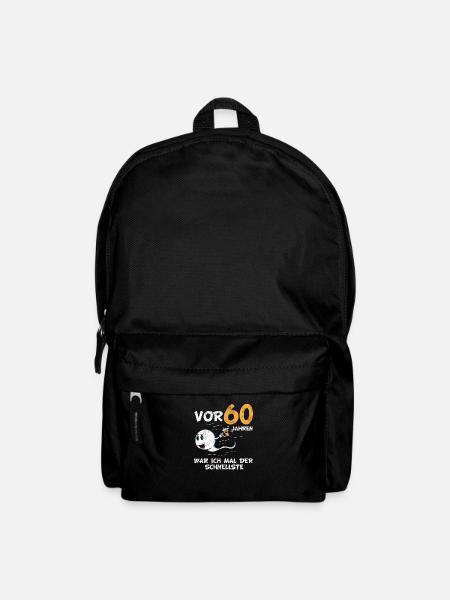 60 Geburtstag Geburtstagsspruch Jahrgang 1961 - Rucksack - Schwarz