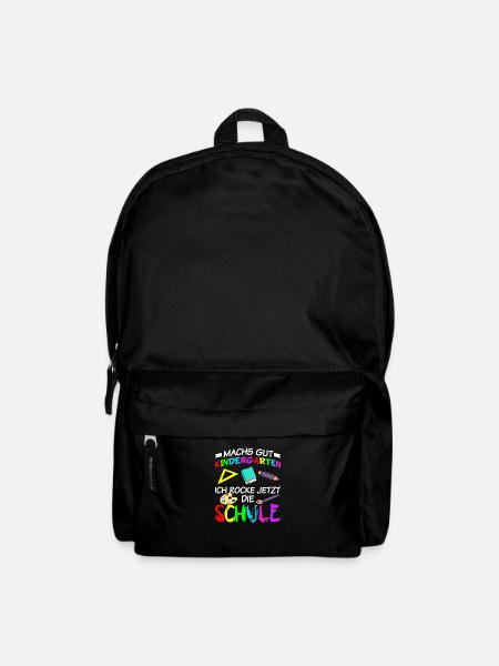Einschulung Schule Einschulungsgeschenke - Rucksack - Schwarz